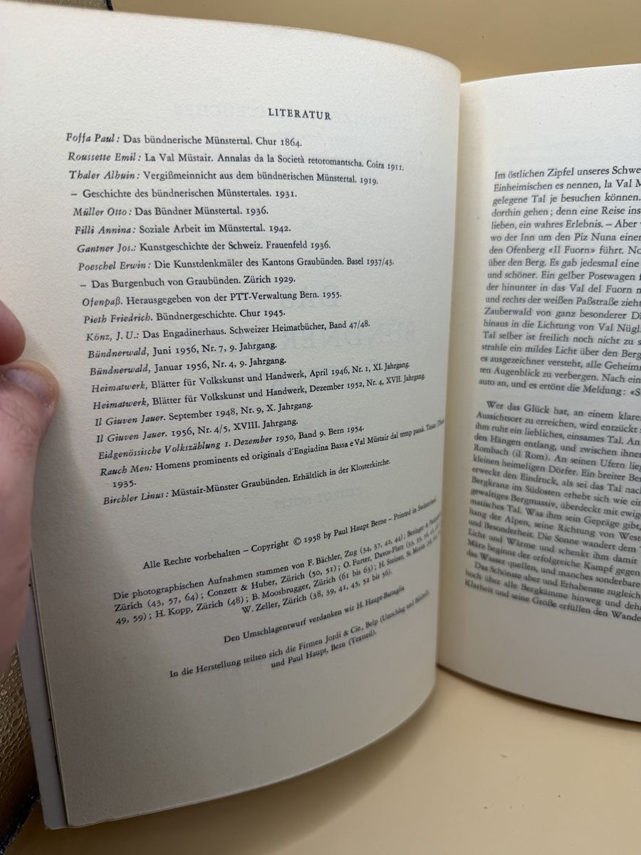 Libri: Das Münstertal - Schweizer Heimatbücher Schweizer – Usato da Genève venduto da sho_67qj 4