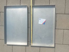 2 Backformen Alu-Backblech / Schnittenblech 53 x 32 cm (79)