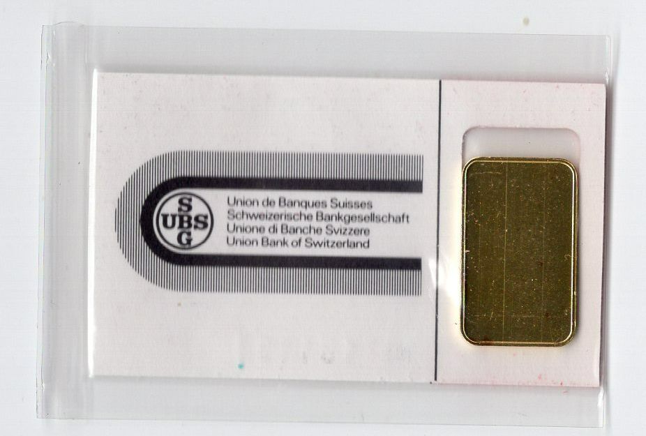 Metalli preziosi: (2963) Goldbarren 5 g, UBS – Usato da Rüthi (Rheintal) venduto da erdnuessli1 1