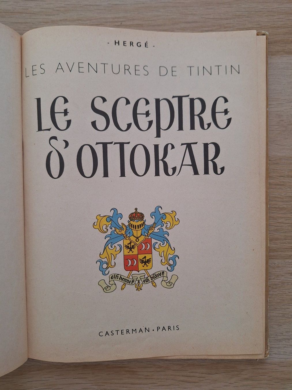 BD: TINTIN / Le sceptre d'Ottokar / B7 – D'occasion à Nyon par beny13 3
