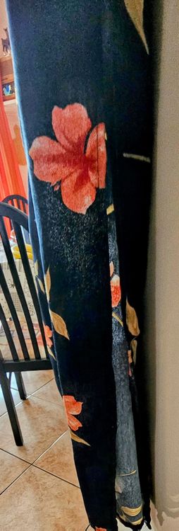 Robe Vintage Fleurie Damart – Vert Et Blanc, Taille 40/42/44, Style Années 50