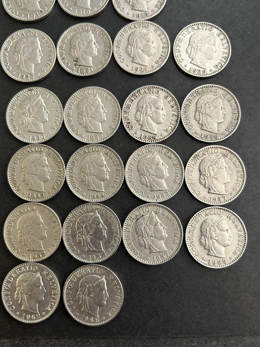 Tutti le monete: Highlight Lot 20 Rappen ab 1883 – Usato da Büttikon AG venduto da Rcook 2