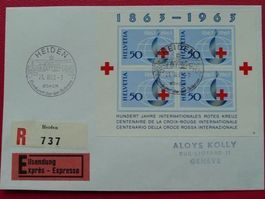 1963 FDC: B101 von HEIDEN mit Kurortstempel, Kat: 60.-+