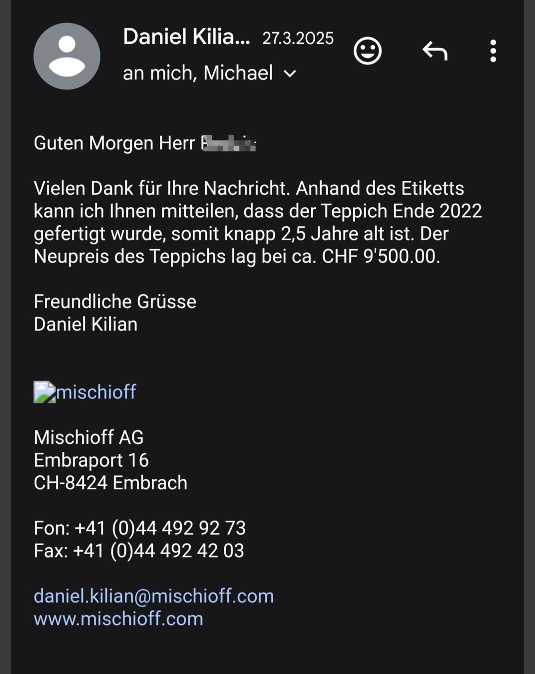 Teppiche: Moderner Seiden Teppich – Gebraucht aus Döttingen von Kevi85 5