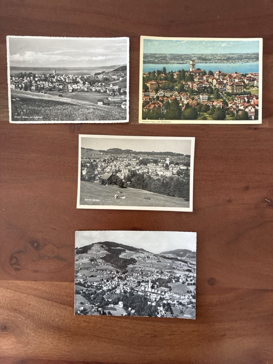 Cartoline postali: 10 Ansichtskarten Schweiz von Heiden AP – Usato da Oftringen venduto da Cla.vD.74 2
