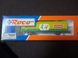 Roco Güterwagen Chirat gelb grün 
