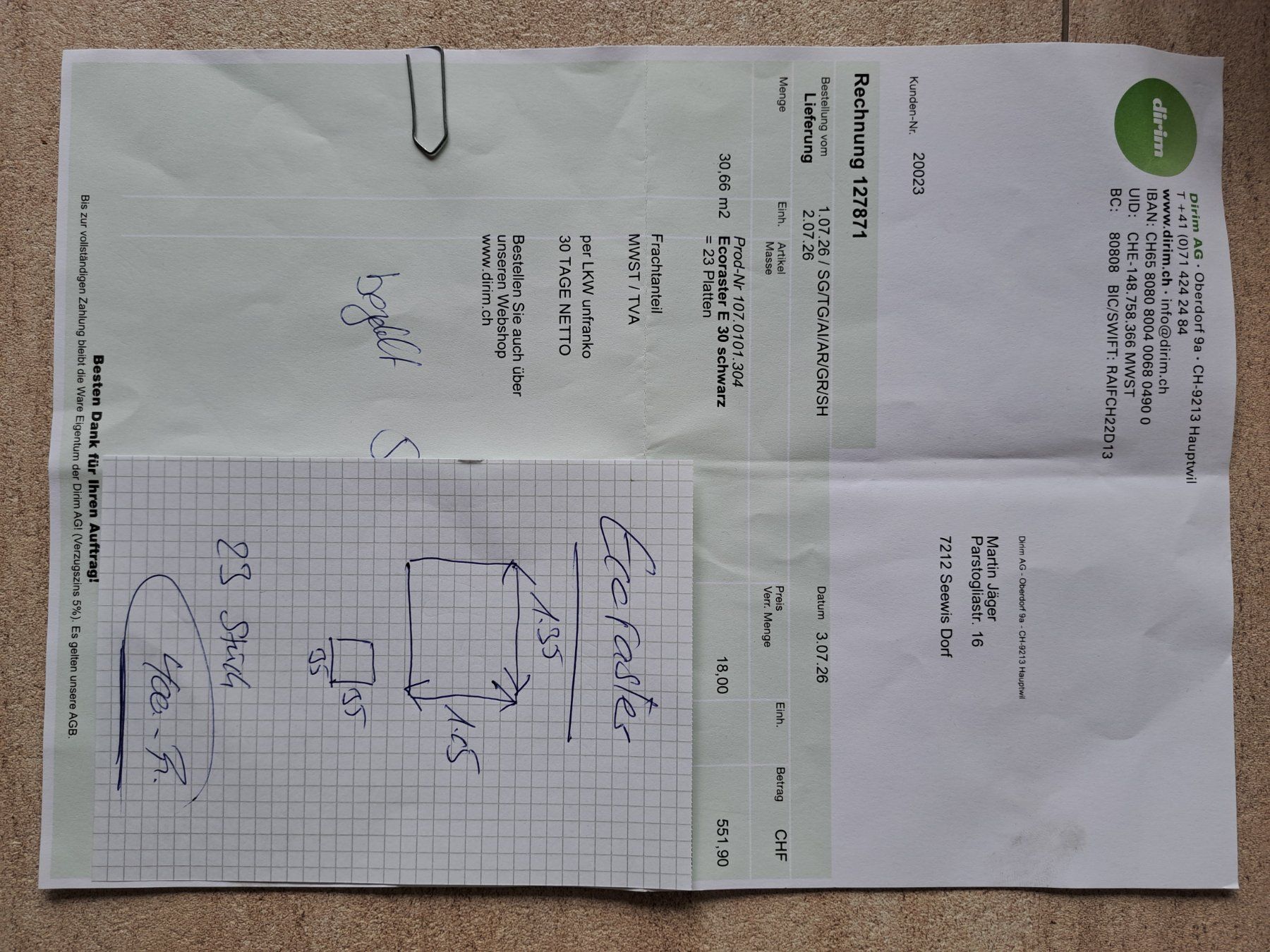 Tappetini fitness: Garten aussen Bereich – Nuovo (secondo la descrizione) da Chur venduto da fri_7dk5 1