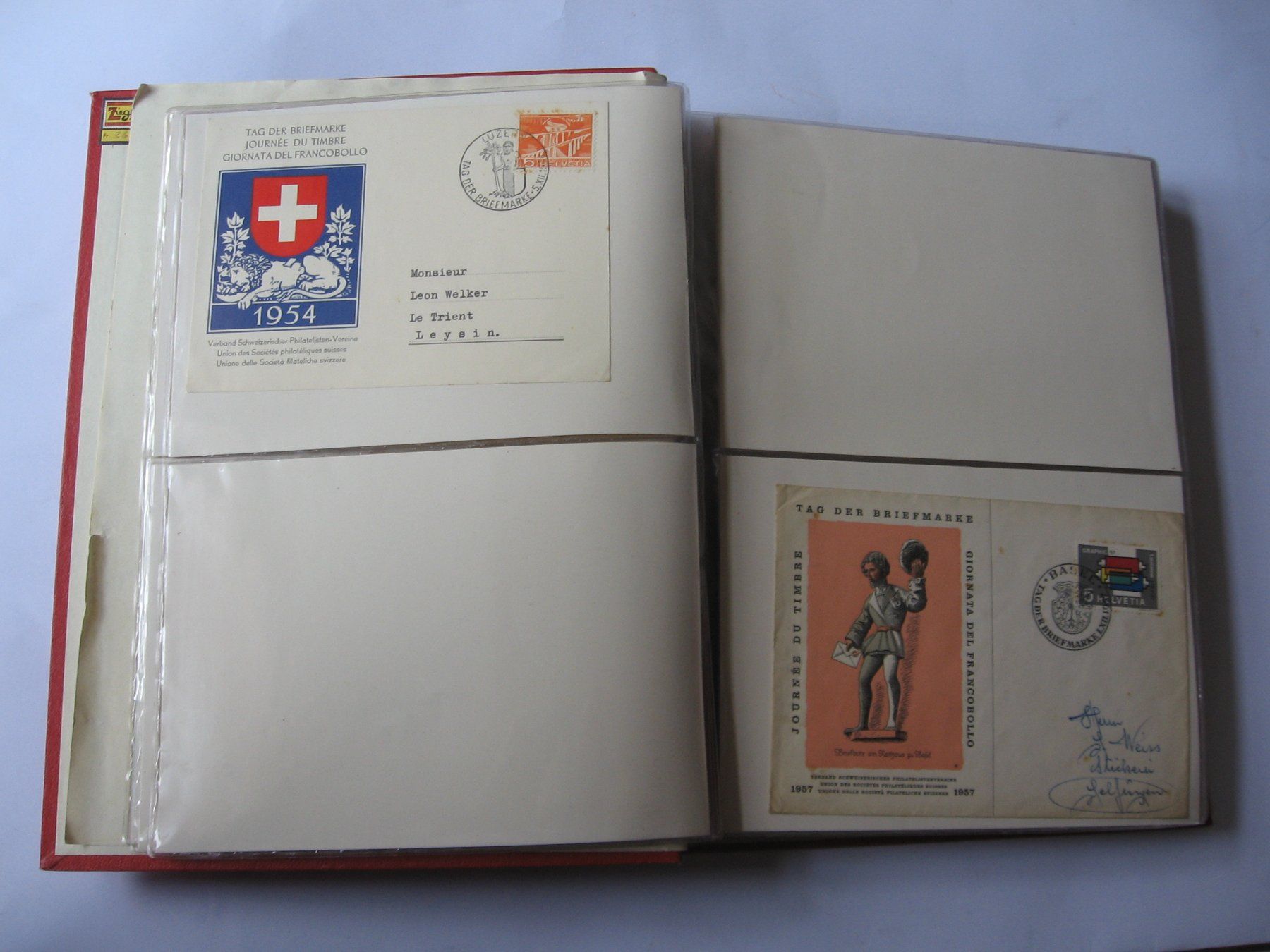 Tutti i francobolli: Album mit Tag der Briefmarkenbelegen – Usato da Nürensdorf venduto da Misterq 3