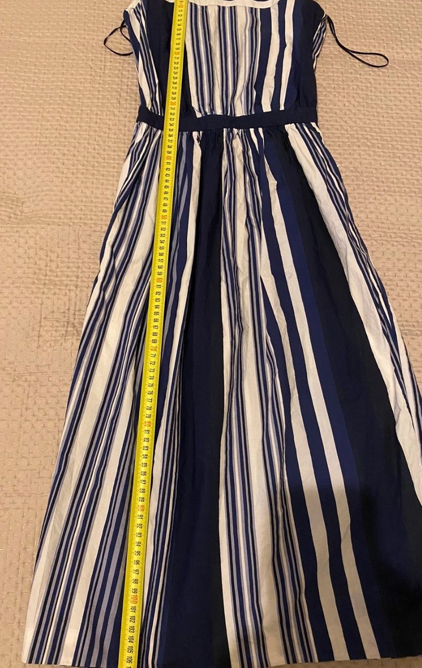 Massimo Dutti Kleider: 100% cotton Massimo Dutti blue dress – Gebraucht aus Rotkreuz von Prelovedswitzerland 5
