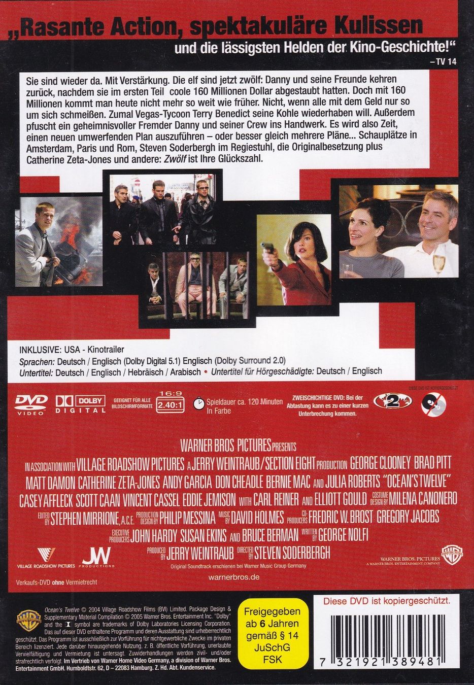 Tous les DVDs: DVD ab Fr. 1.--, Ocean's Twelve – D'occasion à Lausen par Mondeo10628 1