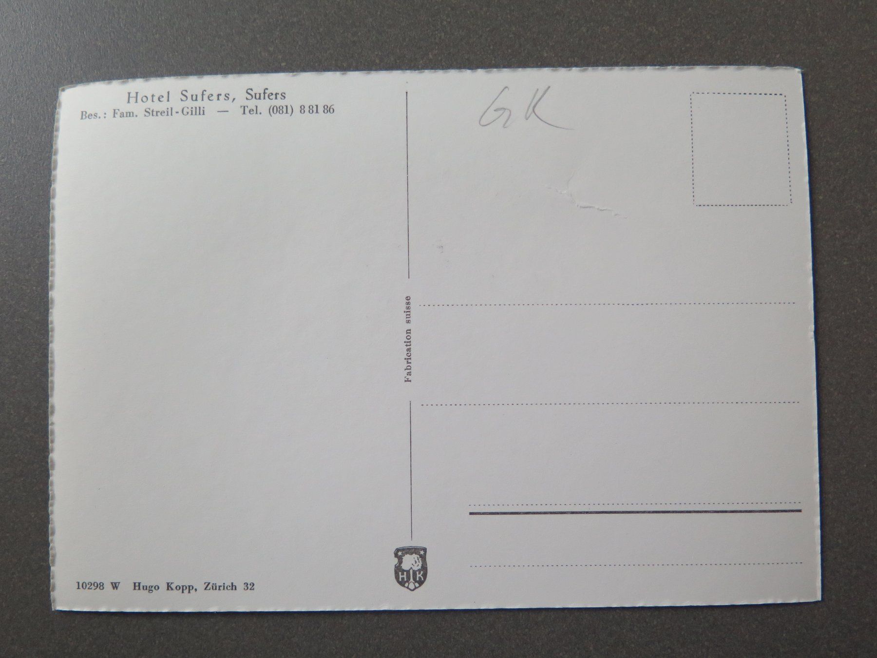 Cartoline postali: SUFERS IM RHEINWALD GR – Usato da Wittenbach venduto da lipasal 1