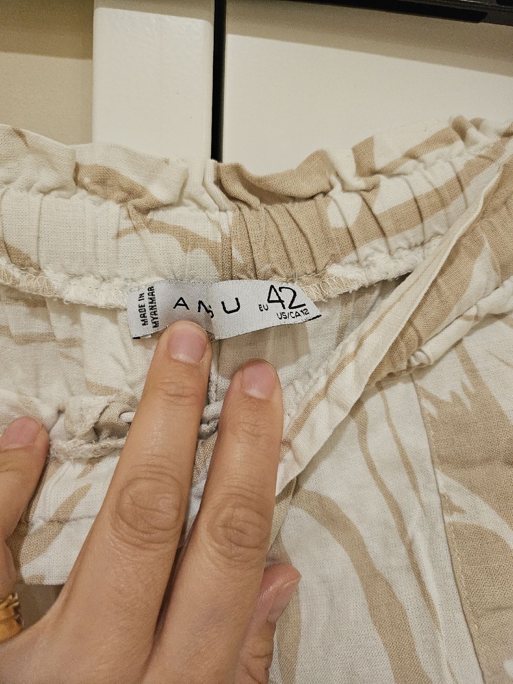 C&A Pantaloni: Sommerhose Leinen Viscose gr.42 – Usato da Allschwil venduto da na.wi.90 1