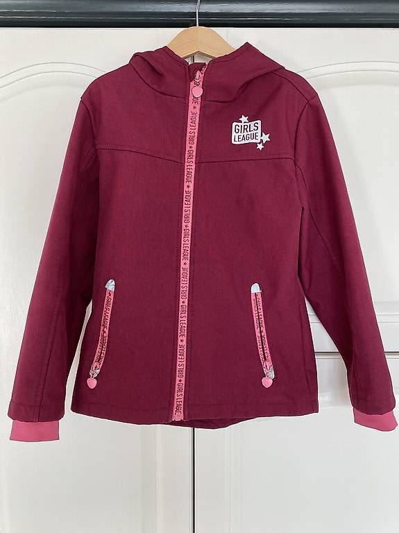 Giacche & Cappotti: Softshell Jacke Pink Gr. 122 – Usato da Sirnach venduto da Belfegor