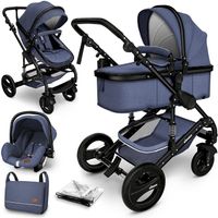 KIDUKU 3 in 1 Kinderwagen Komplettset