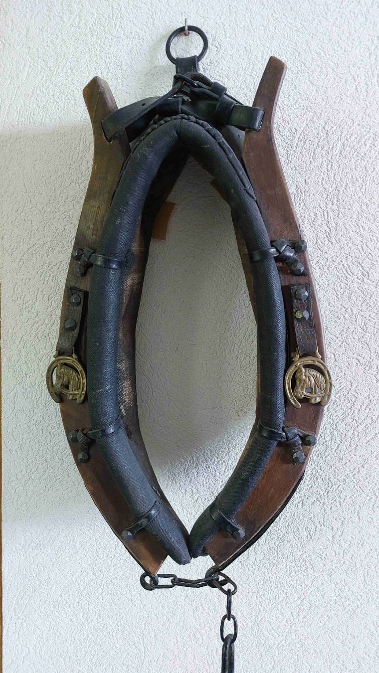 Tutte le decorazioni: Antikes Kummet Pferdegeschirr – Usato da Himmelried venduto da Neugrund1