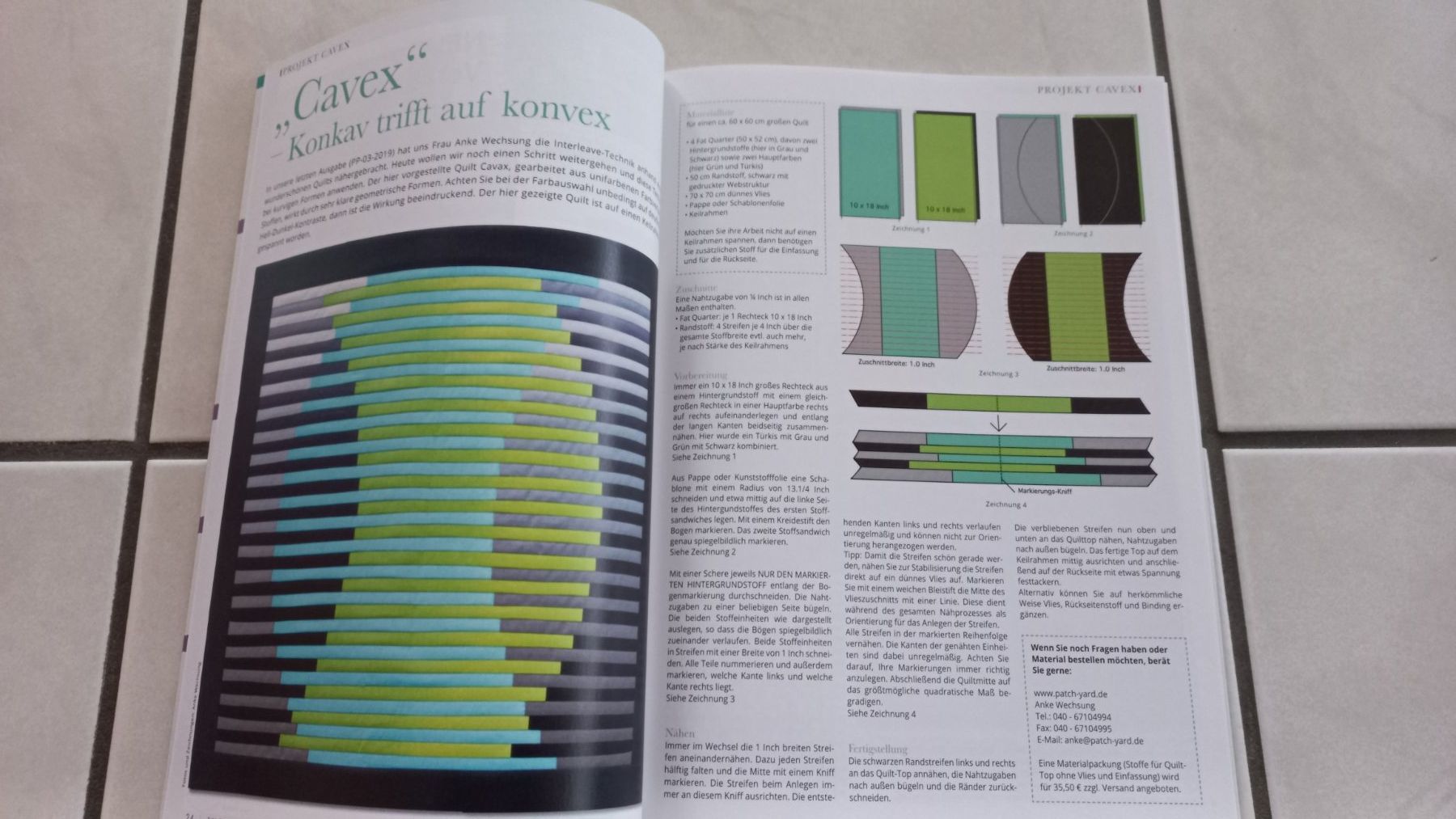 Riviste & Magazine: Patchwork Professional - Quilt- & Textilkunst Magazin... – Usato da Winistorf venduto da acreativ4 2