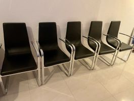 5 calligaris chairs made in italy