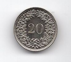 (2226) 20 Rappen, 1912, Super, stgl