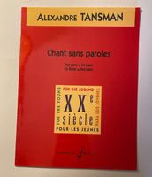 A.Tansman chant sans paroles