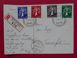 1939 LANDI, gemischter FDC (alle drei SPRACHEN), 500.-+ RAR