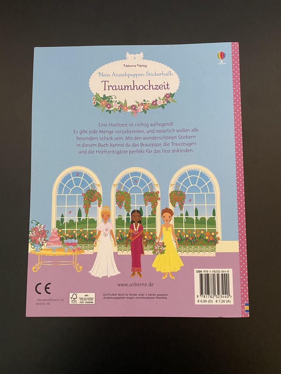 Bücher: Stickerbuch Traumhochzeit – Neu und originalverpackt aus Freidorf TG von sito75 1