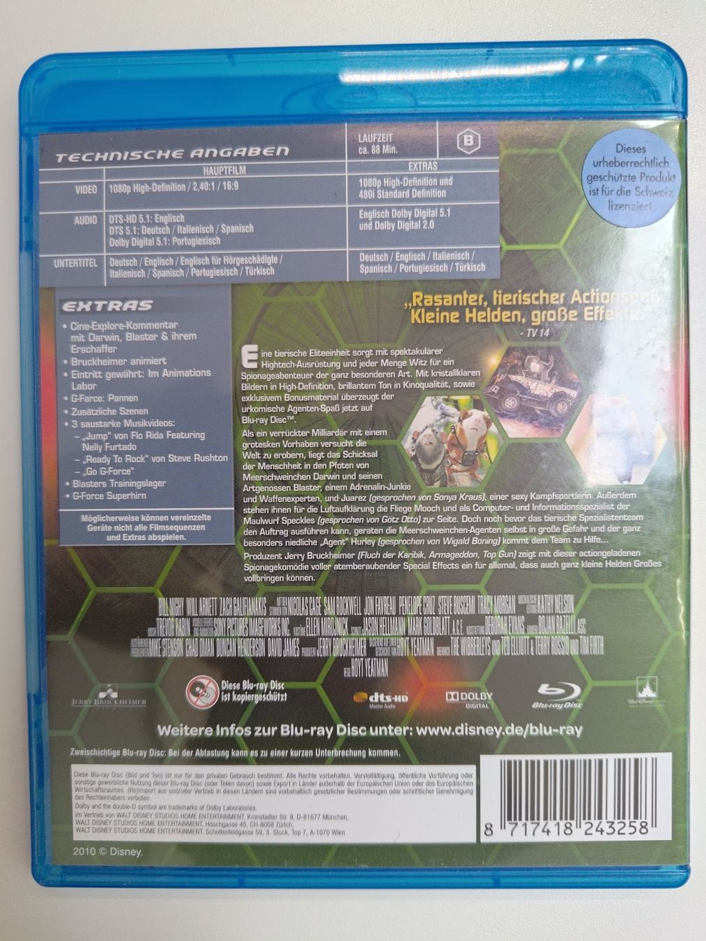 Tutti i DVDs: G-Force Agenten mit Biss – Usato da Liestal venduto da Kratzilla 2