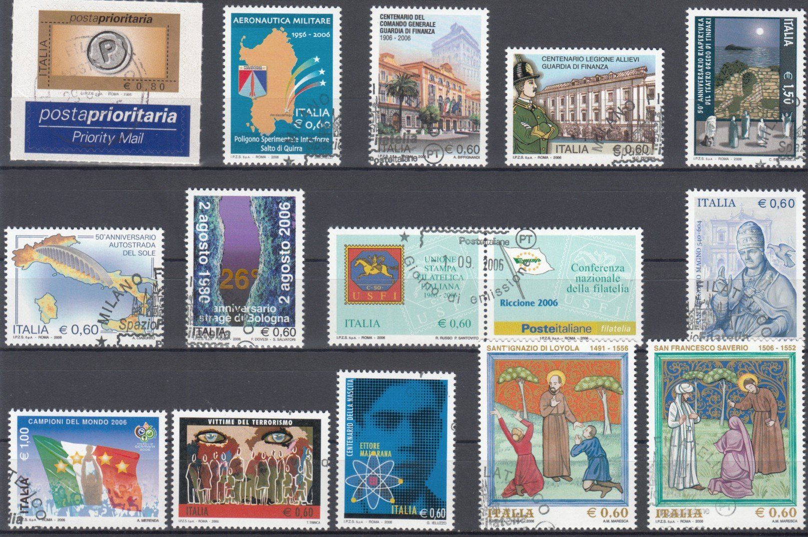 Tutti i francobolli: Italien 2006 mit ET – Usato da Bürglen TG venduto da StampGraf 6