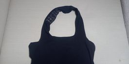 NEU! DIESEL Neckholder Top mit Samt Logo S eher XS zu Nile