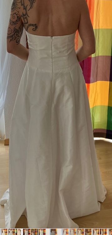 Vestiti: Sehr schönes Trauzeugin od. Hochzeits Kleid bestickt Gr:38 – Usato da Flums venduto da Limatools 1