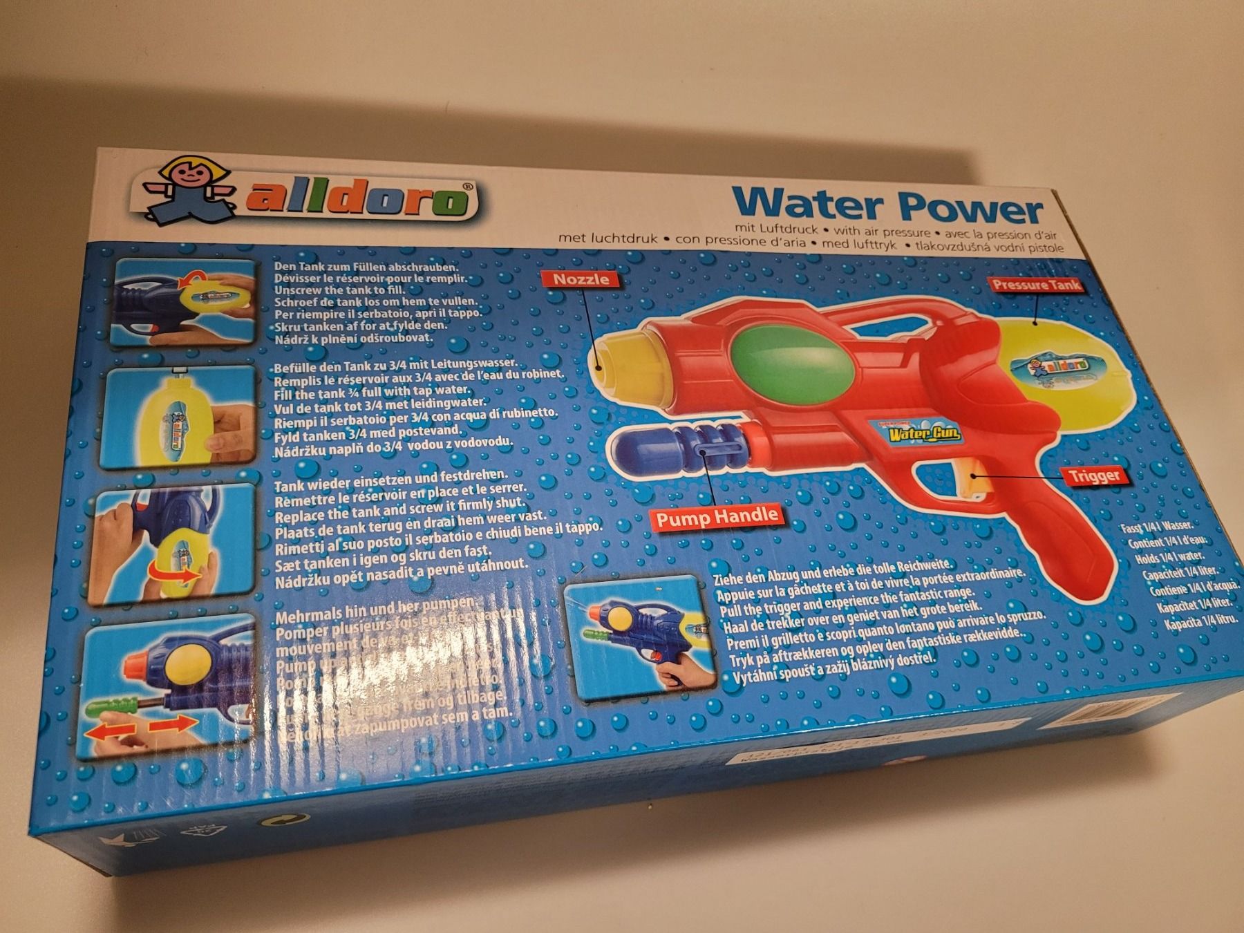 Giocattoli: Wasserspistole alldoro ca 8m Neu – Nuovo e nell'imballaggio originale da Oberuzwil venduto da aseinkaufswelt 1