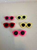 5 Sonnenbrillen Broschen Pin