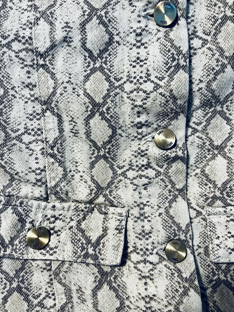 Zara Jacken: Jeansjacke in animal Print – Gebraucht aus Oberrieden von naanuu 4