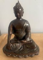Buddha Figur Bronze Sitzend  24 cm
