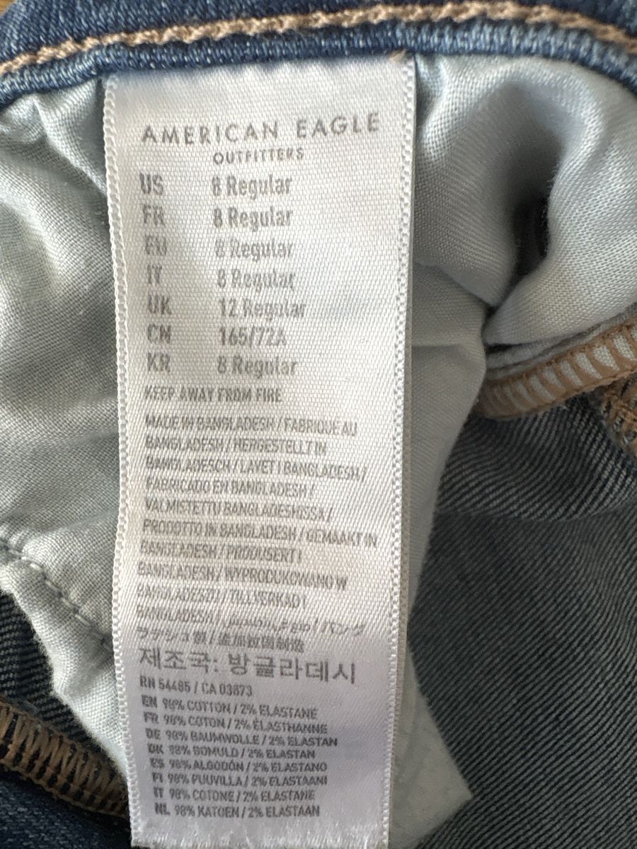 American Eagle Jeans: American Eagle Jeans blau Grösse 8 Regular gebraucht – Neu (gemäss Beschreibung) aus Flims Dorf von chauy 3