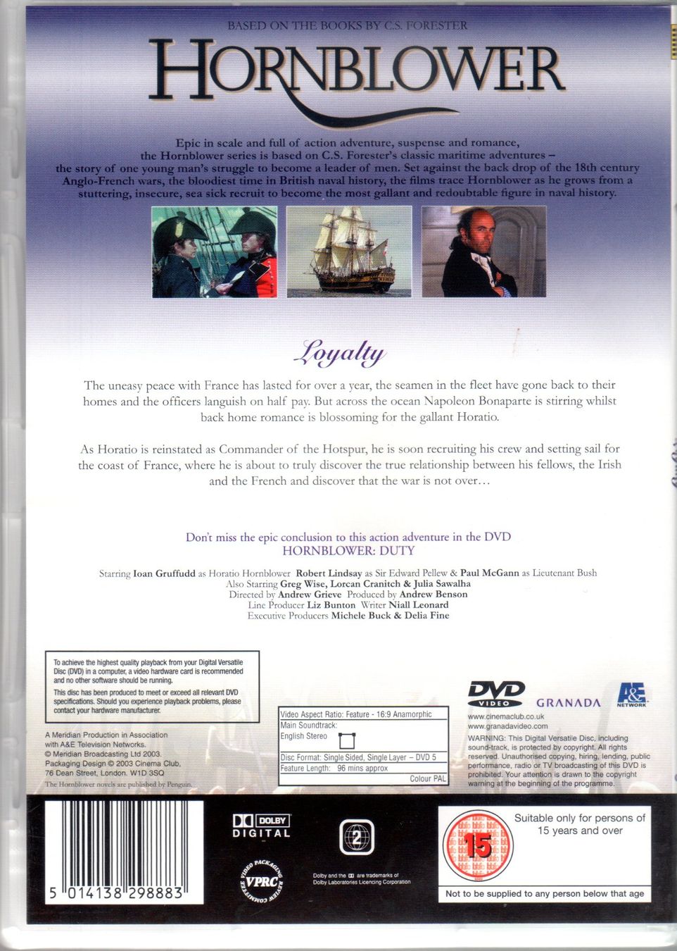 Alle DVDs: HORNBLOWER LOYALTY DVD – Neu (gemäss Beschreibung) aus Losone von EM2019 1