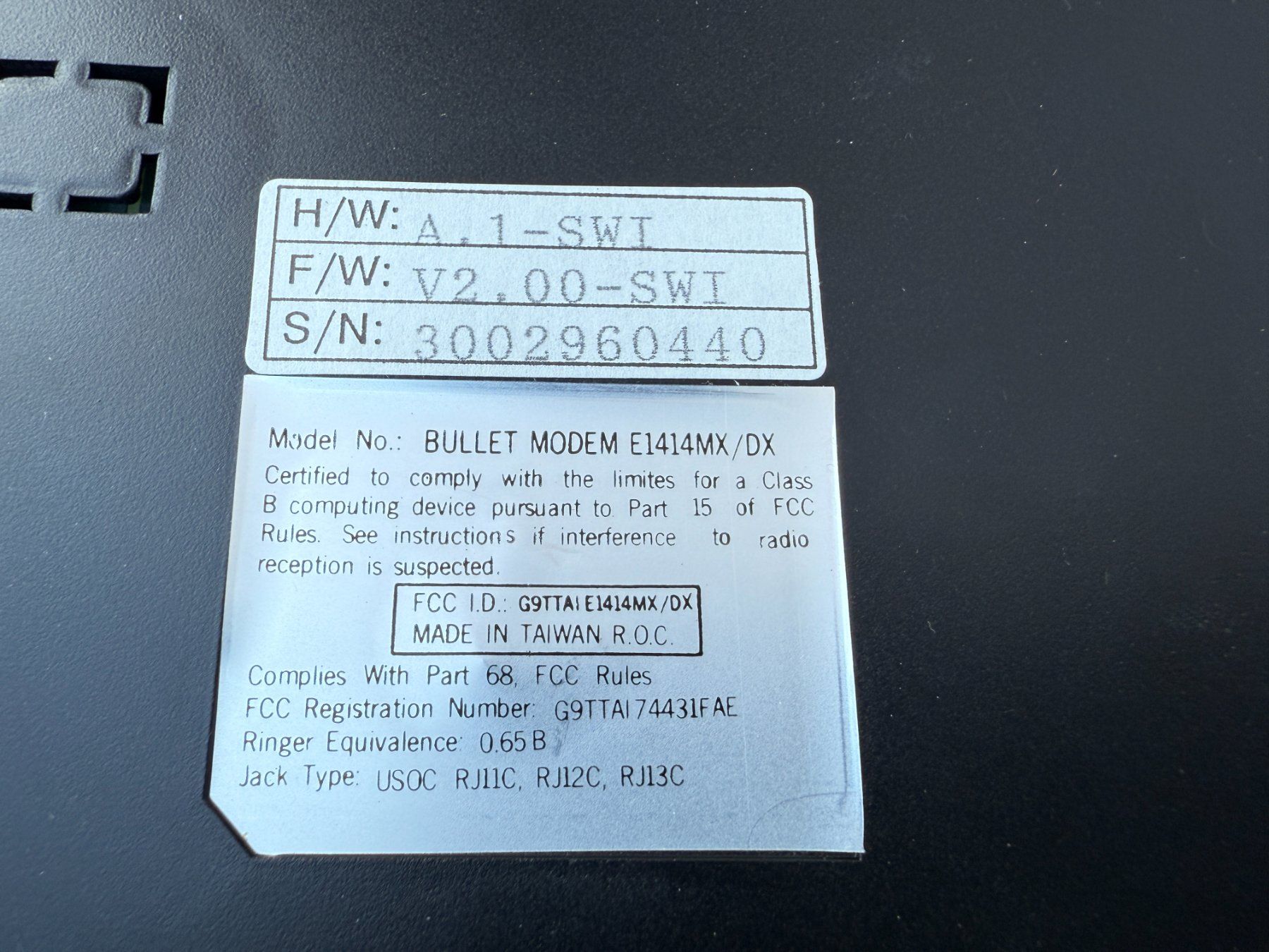Modems & Router: Bullet Modem E1414MX-DX IN OVP NP 349.- – Gebraucht aus Vacallo von cri_229f 3