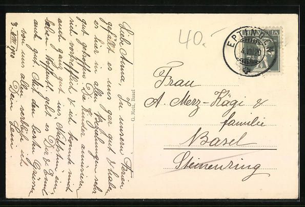 Cartoline postali: Eptingen, Ortsansicht aus der Vogelschau – Usato da Berlin venduto da bartko-reher 1