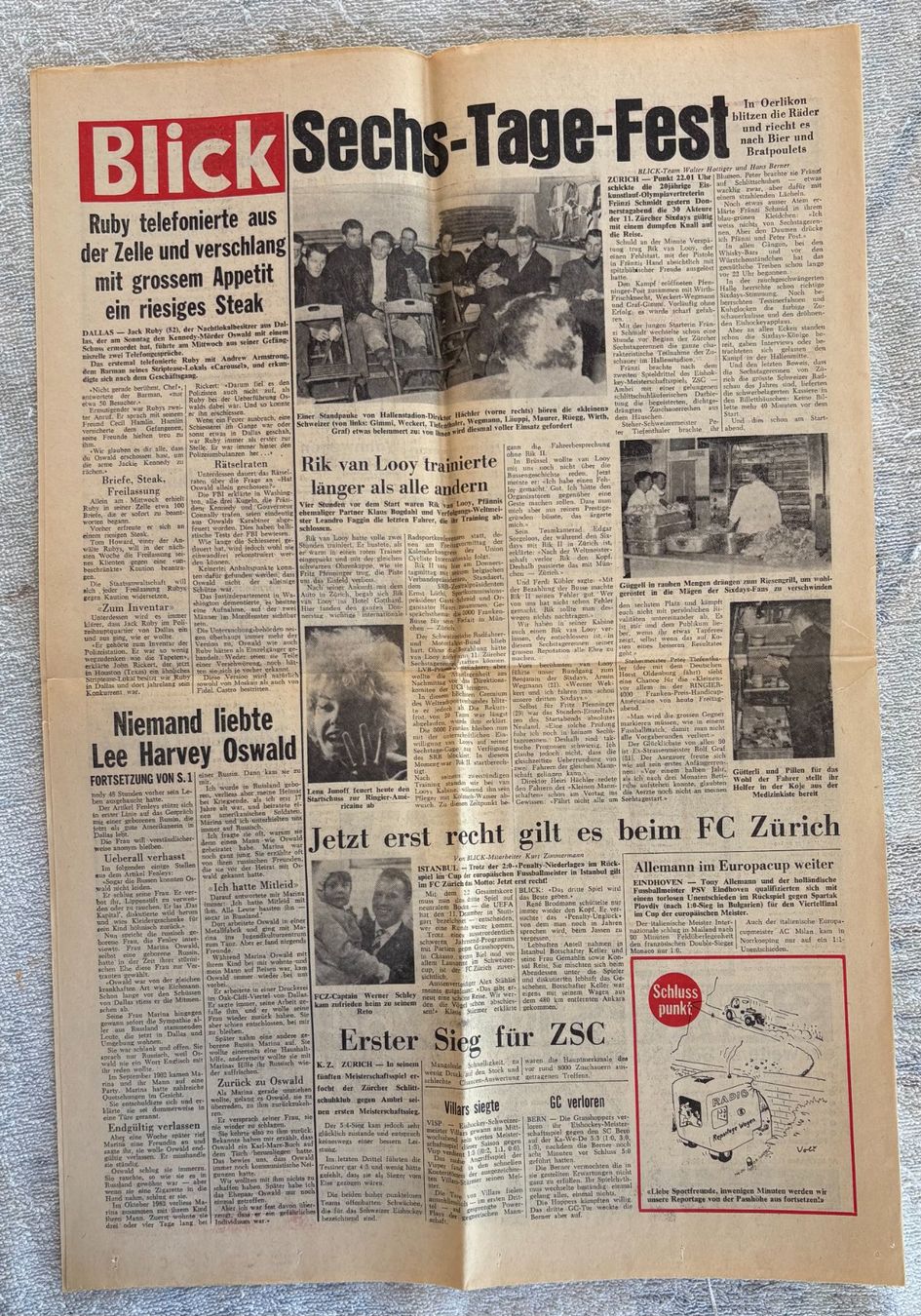 Riviste & Magazine: BLICK VOM 29. NOVEMBER 1963 – Usato da Ostermundigen venduto da Wyatt-Earp 1
