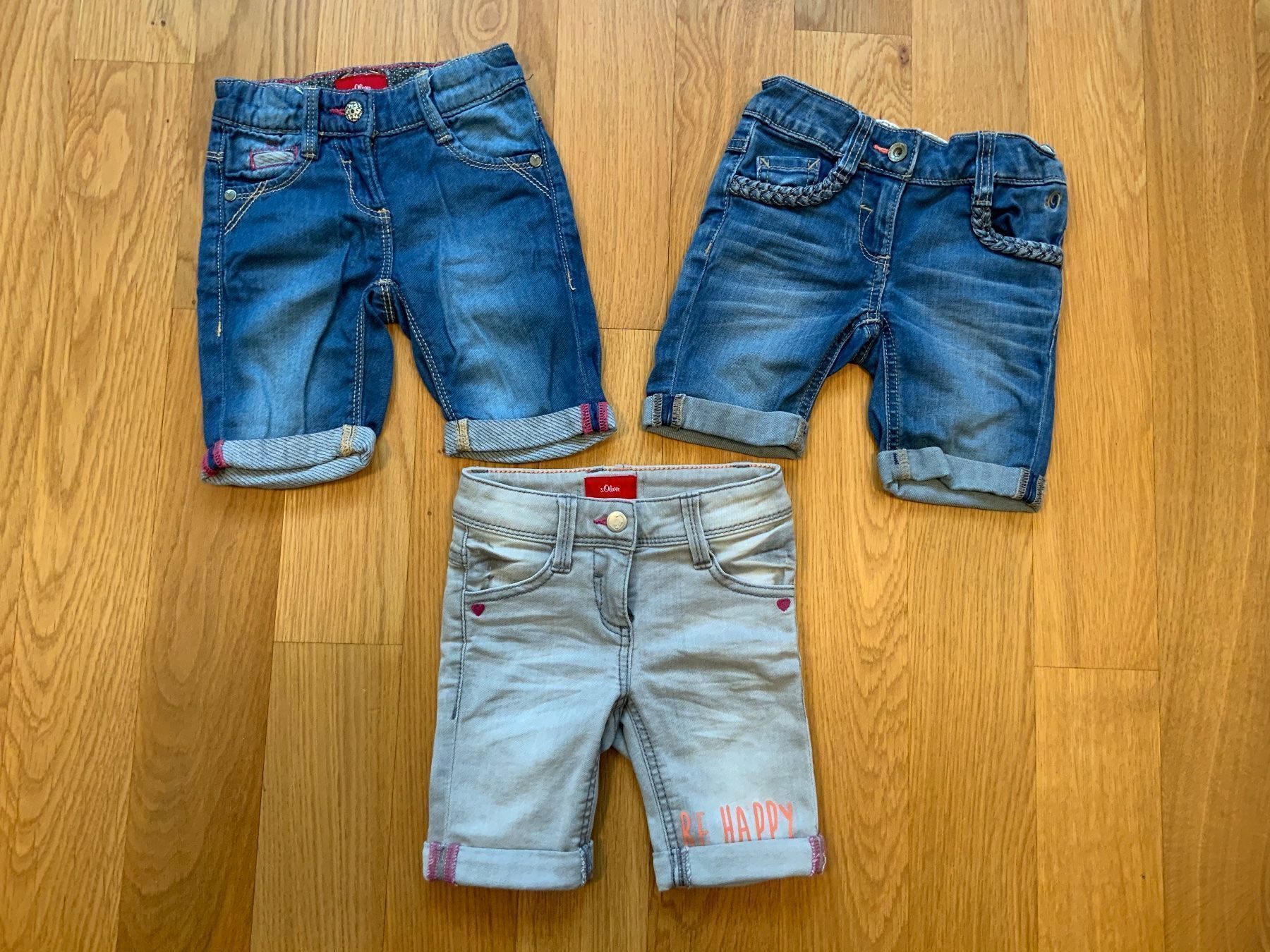 S.Oliver Hosen: S.Oliver kurze slim Jeans für Mädchen Gr. 98 – Gebraucht aus Niederstetten von Elmar77