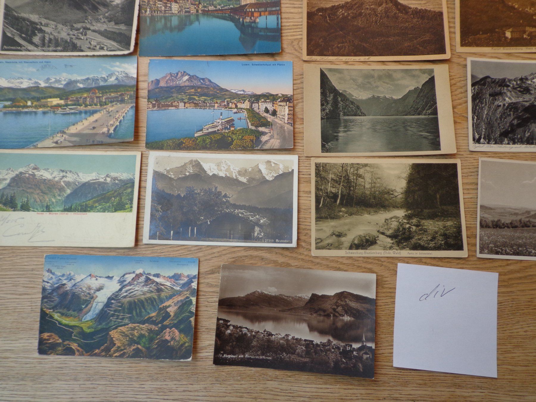 Ansichtskarten: Antike Postkarten Ansichtskarten Schweiz und Div. Sammlung – Gebraucht aus Andeer von Baerenburger 3