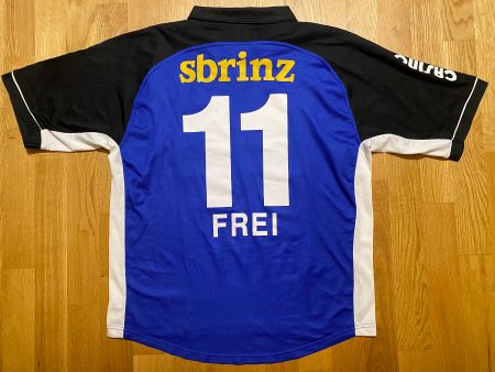 ORIGINAL FC LUZERN # 11 FREI TRIKOT 1999/2000 ADIDAS FCL L