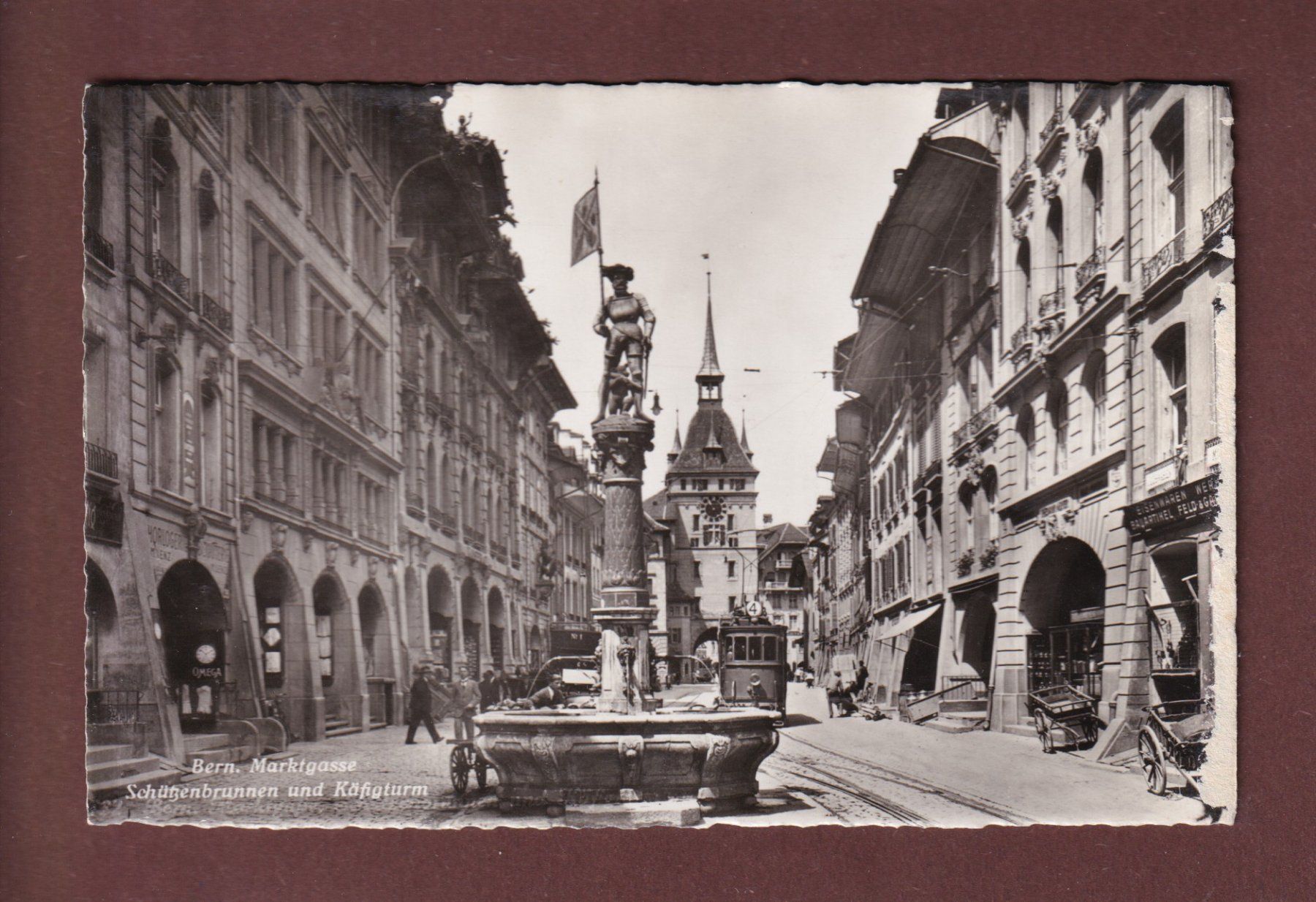 Cartes postales: BERN - Marktgasse - Tram – D'occasion à Pully par nicecards-shop