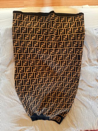 Fendi Zucca Logo Skirt