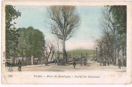 PARIS Bois de Boulogne, envoyée 1907!