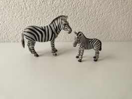 Schleich Zebra Familie Rarität Wild Life Zoo Tiere Herde