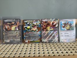 Pokémon Kangaskhan ex Mega Kangaskhan 4 Karten Set  Set of 4