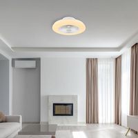 LED Deckenleuchte, Ventilator, 50 cm Ø