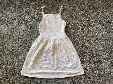 Röckli / Kleid gold glitzer Palmen, 100% BW, Gr. 134