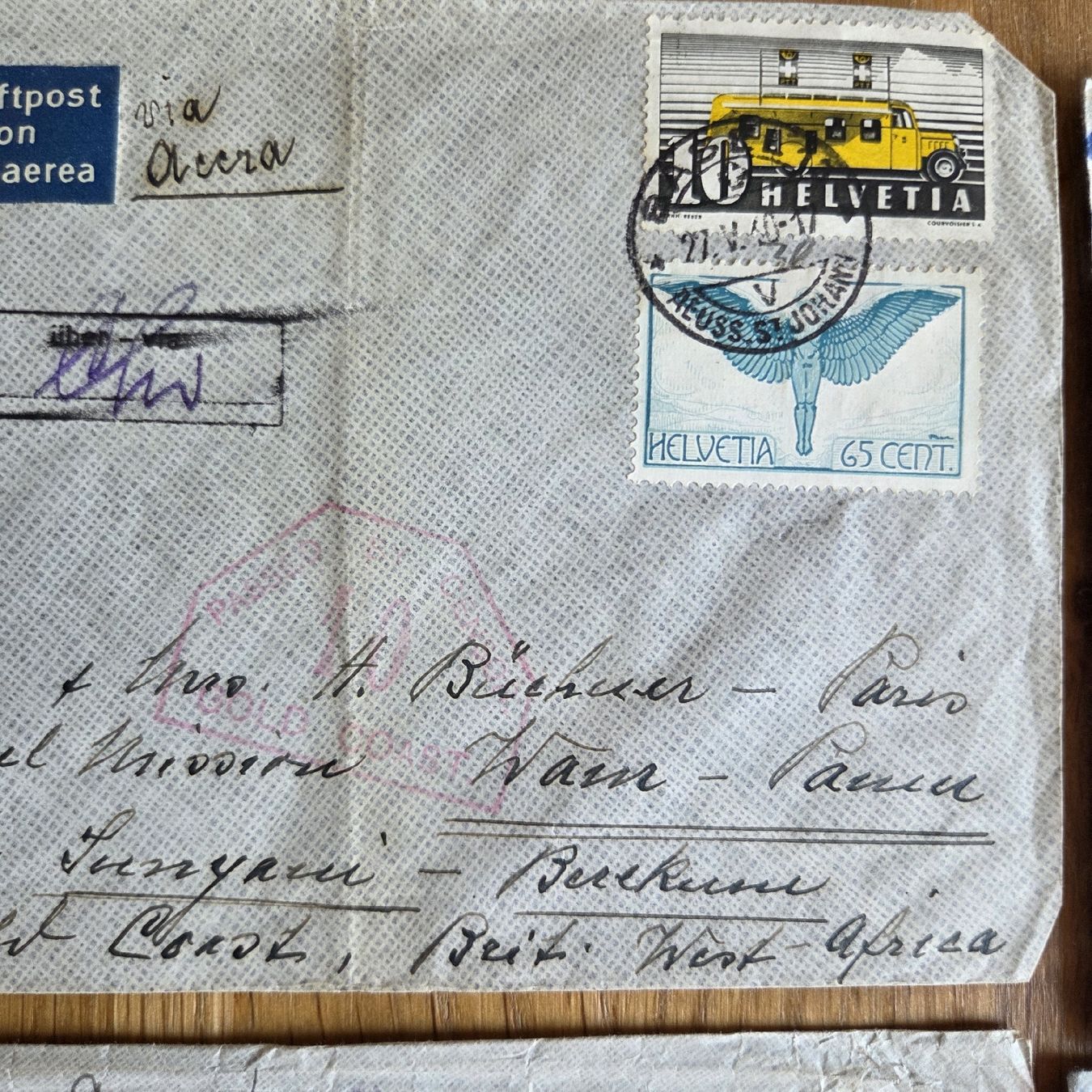 Tutti i francobolli: 6 Tolle Briefmarken-Couvert – Usato da Stans venduto da Ducati16 4