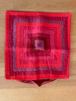 Zierkissen Anzug im Patchworkstil 38x38 cm, rot
